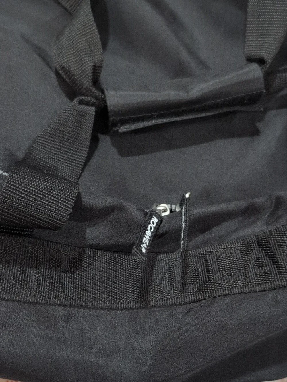 Rocawear Black Men's Duffel Bag with Contrast Zippers